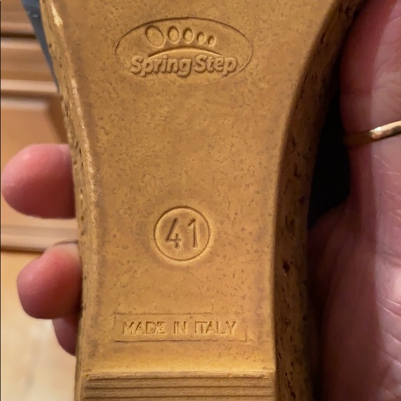 Ladies blue wedges size 41(10US) - Picture 5 of 5